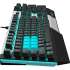 Клавиатура A4TECH Bloody B865,  USB, серый + черный [b865 ice blue]